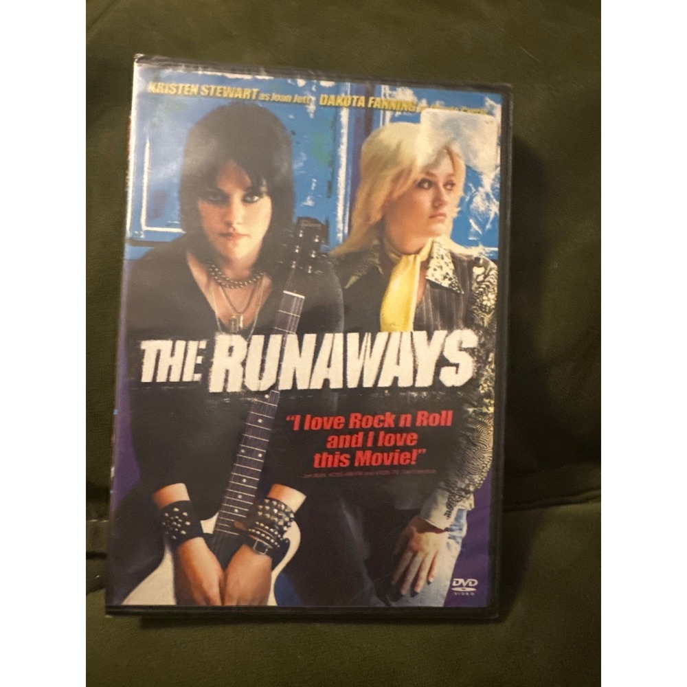The Runaways DVD Kristen Stewart Dakota Fanning Joan Jett Rock Movie New Sealed